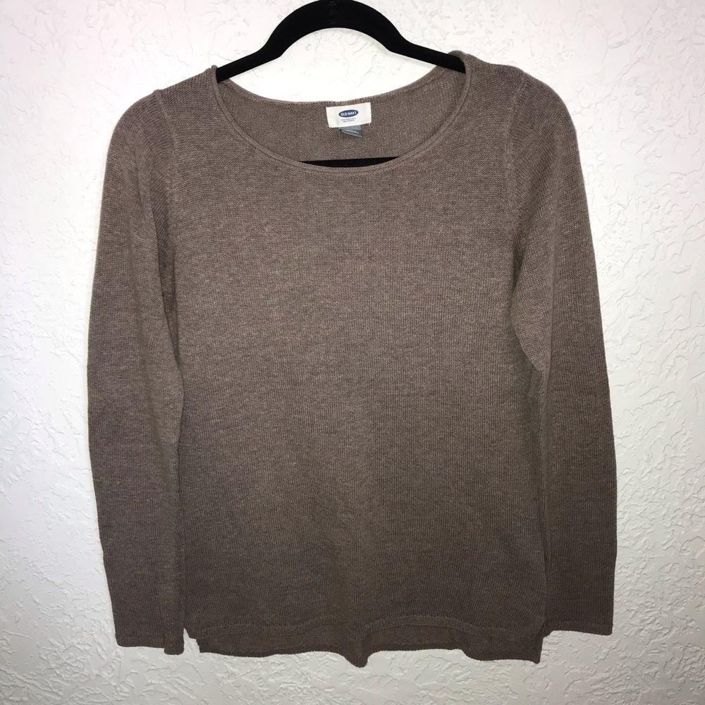 Brown old navy sweater